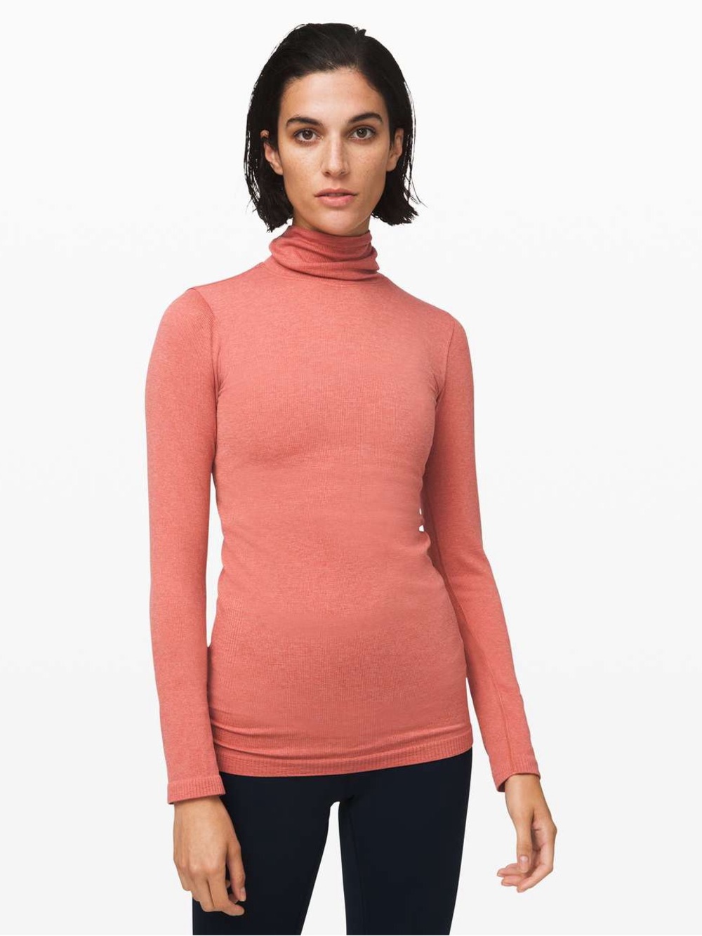Lululemon Yin Vibes Turtleneck in Copper Clay